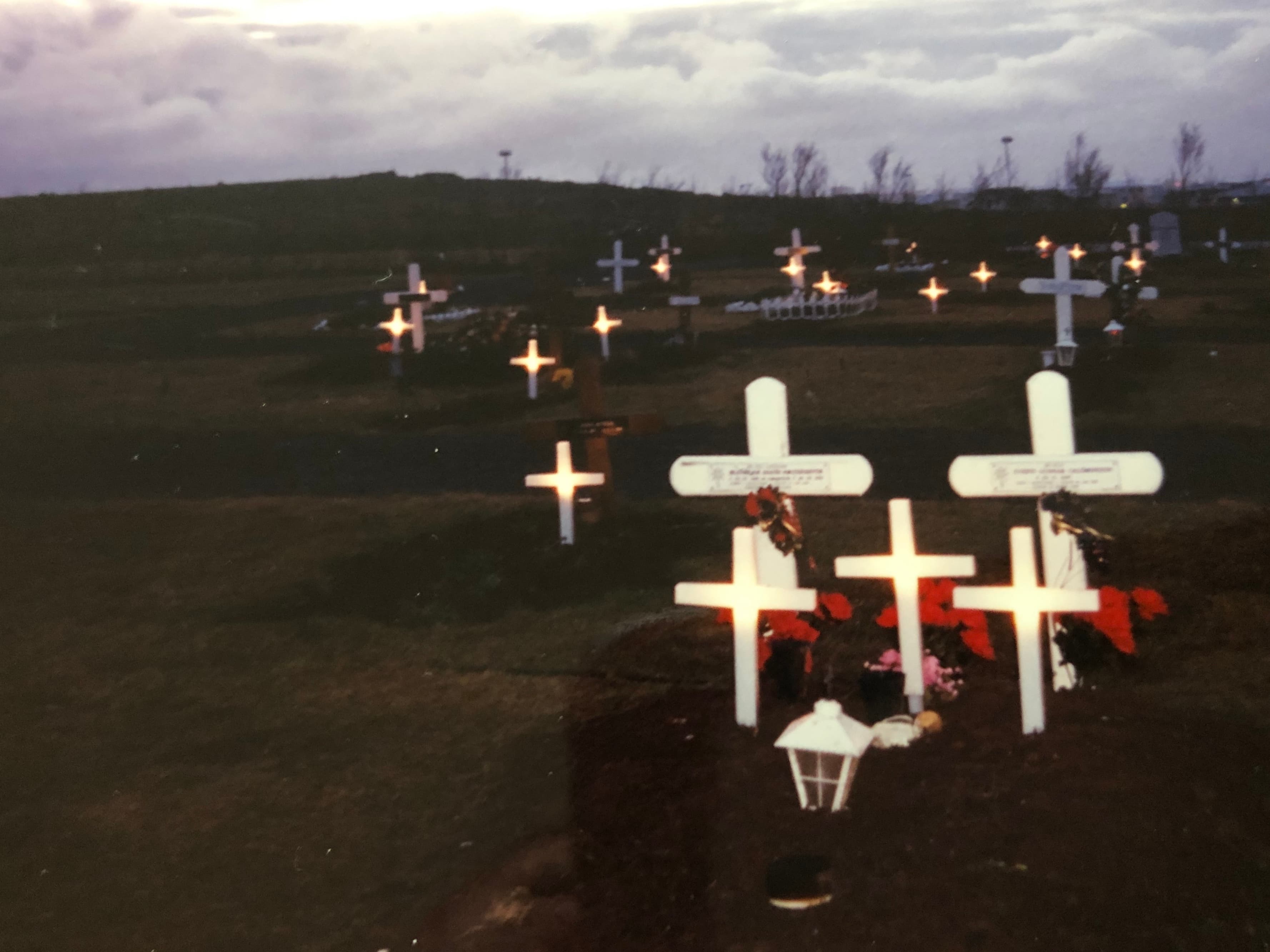 Jólalýsing í Gufuneskirkjugarði 1